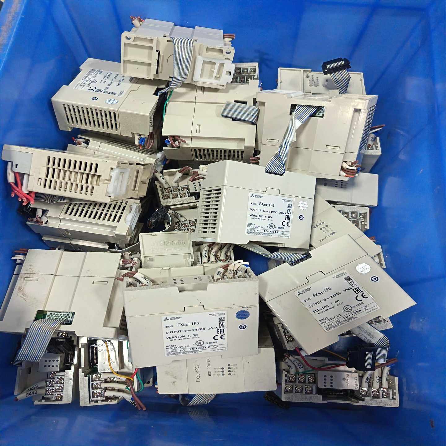 三菱plc定位模块FX3U-1PG，链接实拍图，成色漂亮，功--议价商品