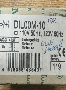 MOELLERDIL00M-10CONTACTORRELAY230/240VAC20A**NEWINBO