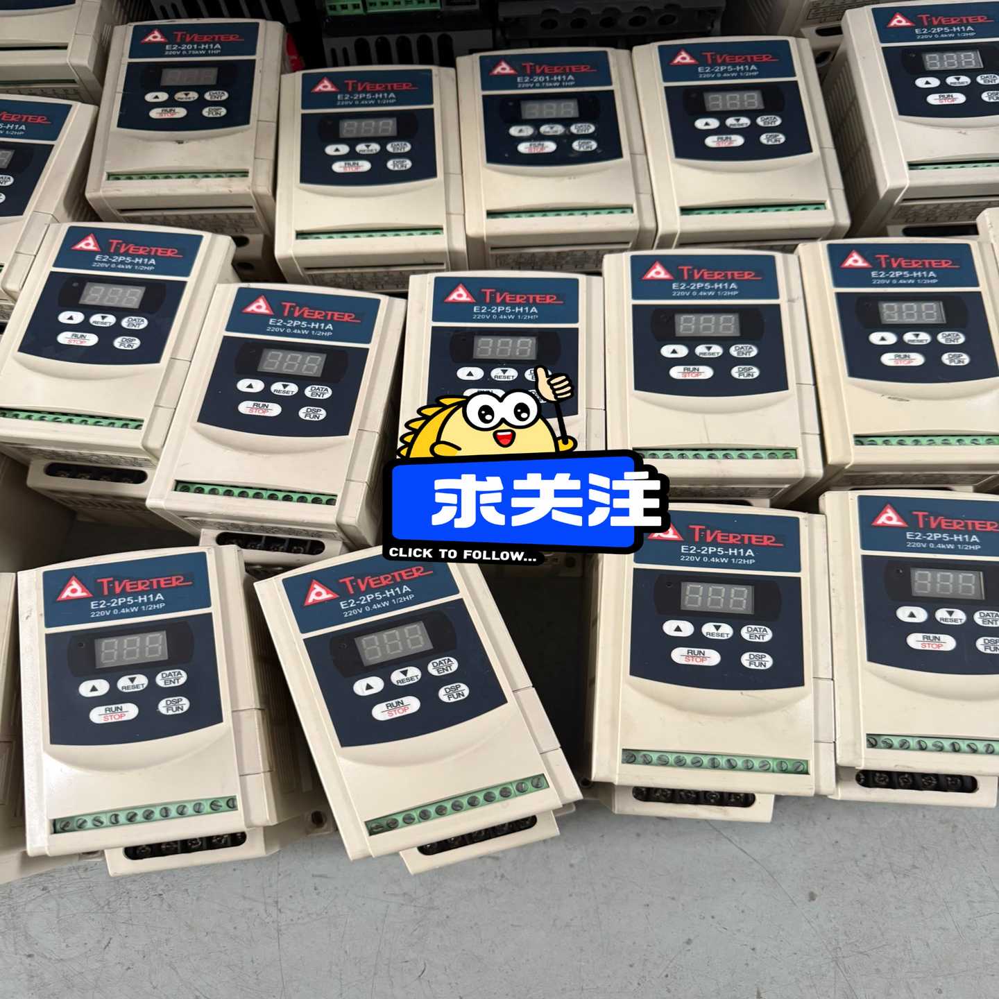台安E2变频器E2-2P5-H1A0.4KW220V实物询价