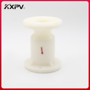 塑料止回阀PVDF工业级塑料阀门凯鑫单向式 耐腐蚀球芯式 塑料阀门