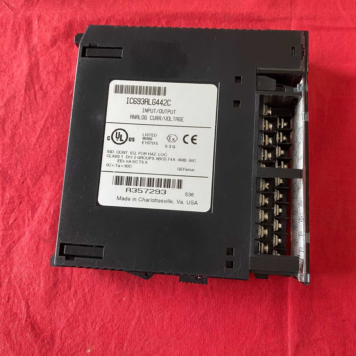 GE发那科IC693ALG442C输入输出模块，4路模拟量输--议价商品