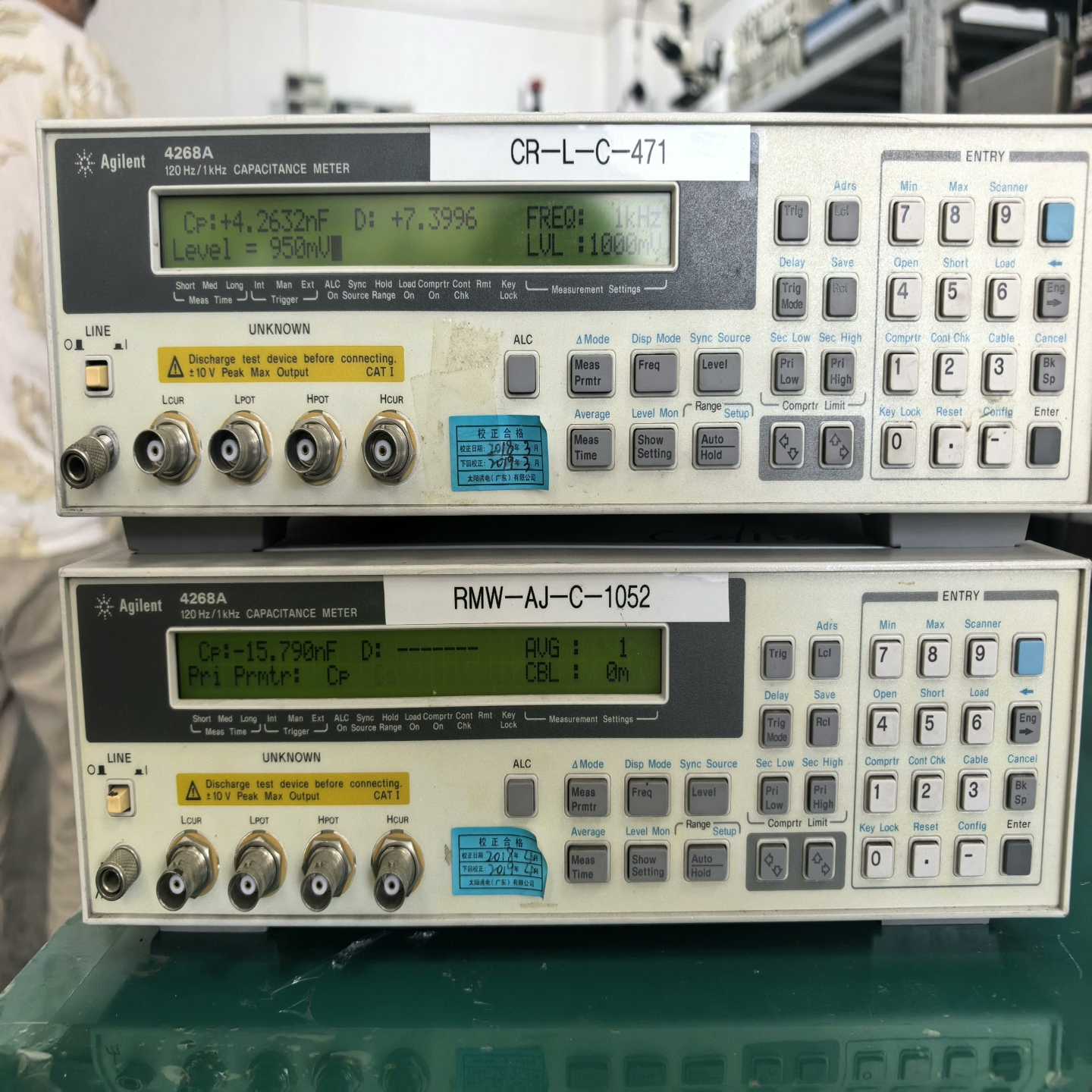 安捷伦4268A电阻测试仪。实物实拍。120Hz/1kHz-询价客服