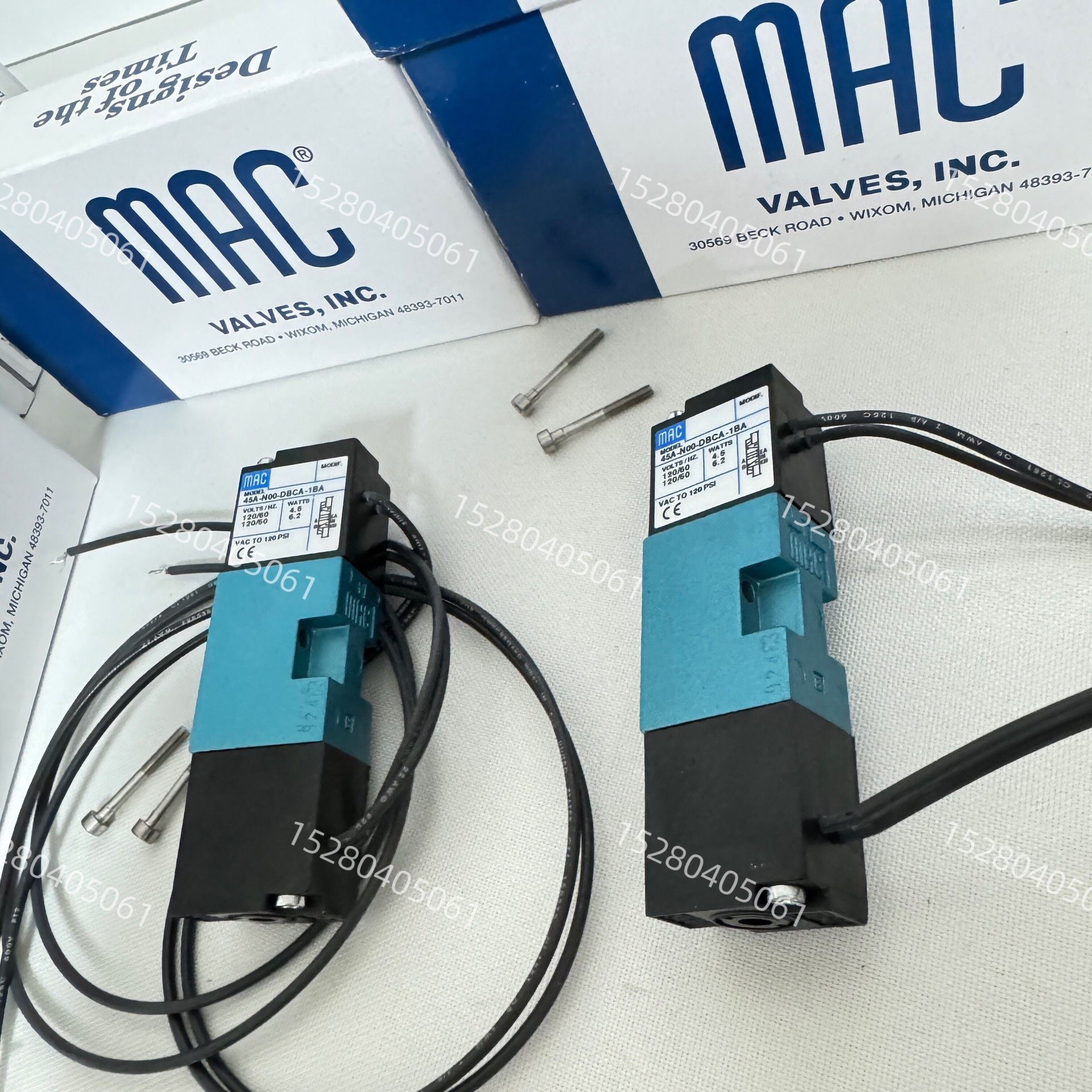 【请询价】美国mac电磁阀45A-N00-DBCA-1BA全新正品 议