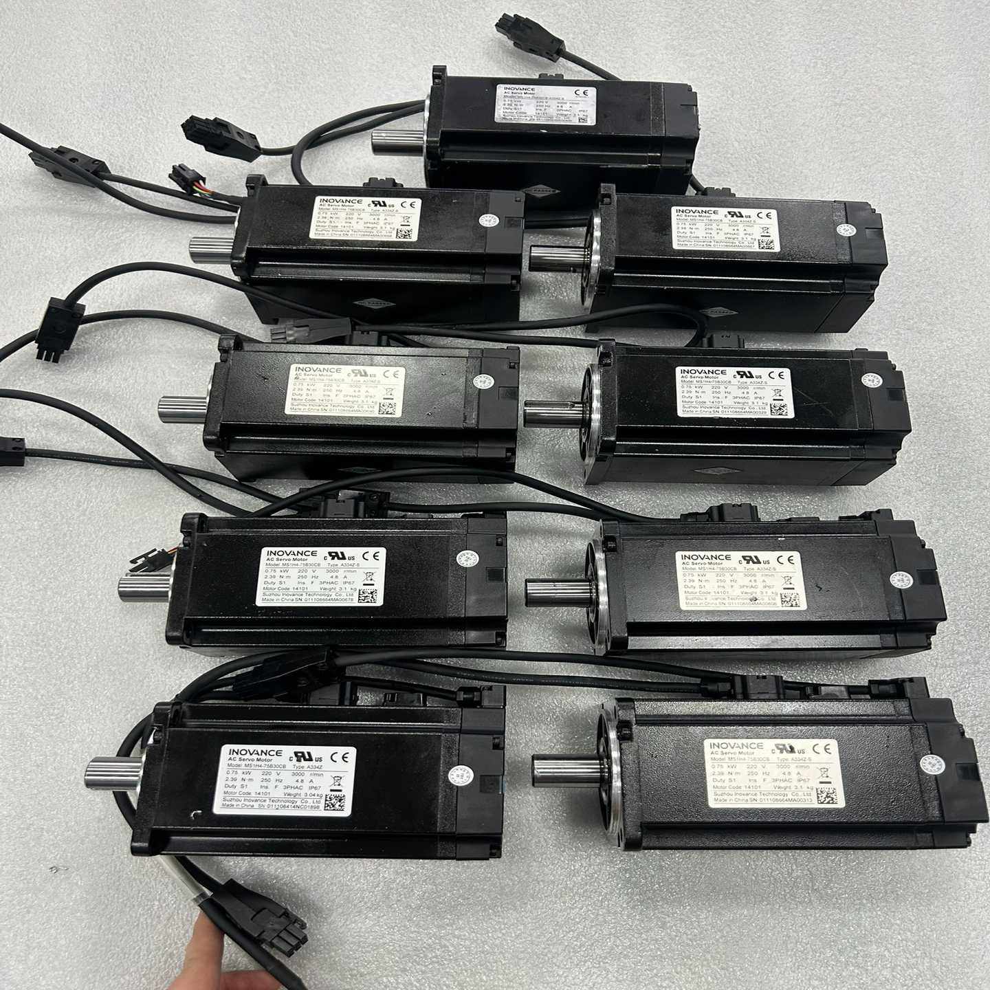 汇川带刹车750WMS1H4-75B30CB-A334Z-S--议价商品