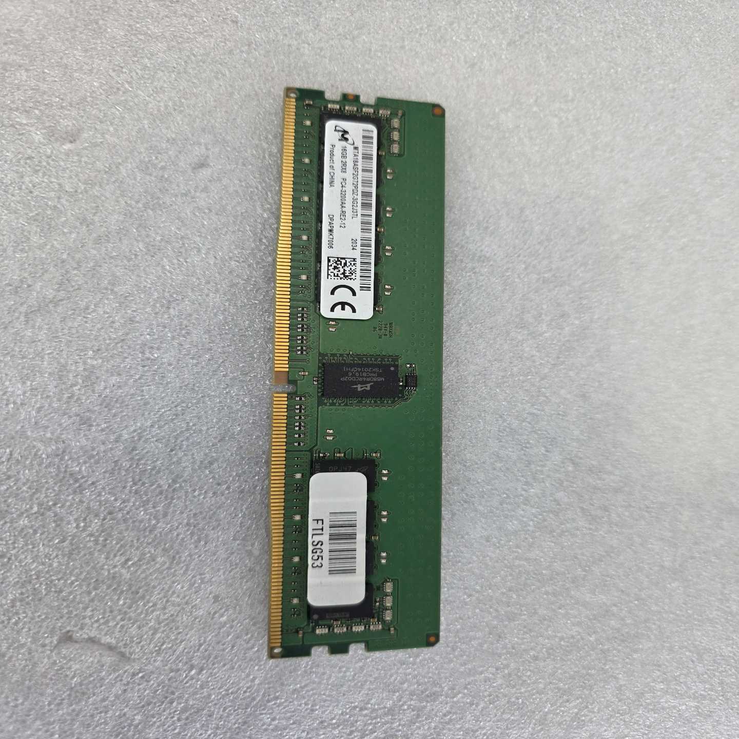 MT镁光16GB2RX8PC4-3200AREG1--议价商品