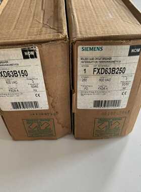 西门子断路器FXD63B250，6000元全新原装正品，2--议价商品