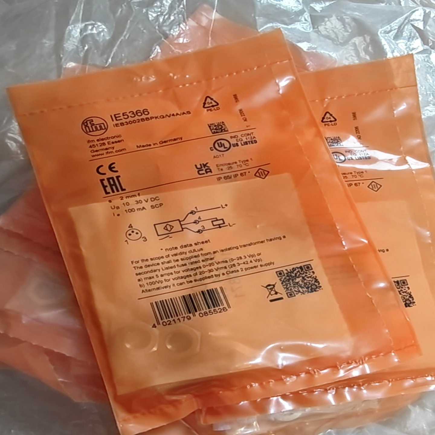 询价德国IFM易福门IE5366电感式接近开关传感器IE