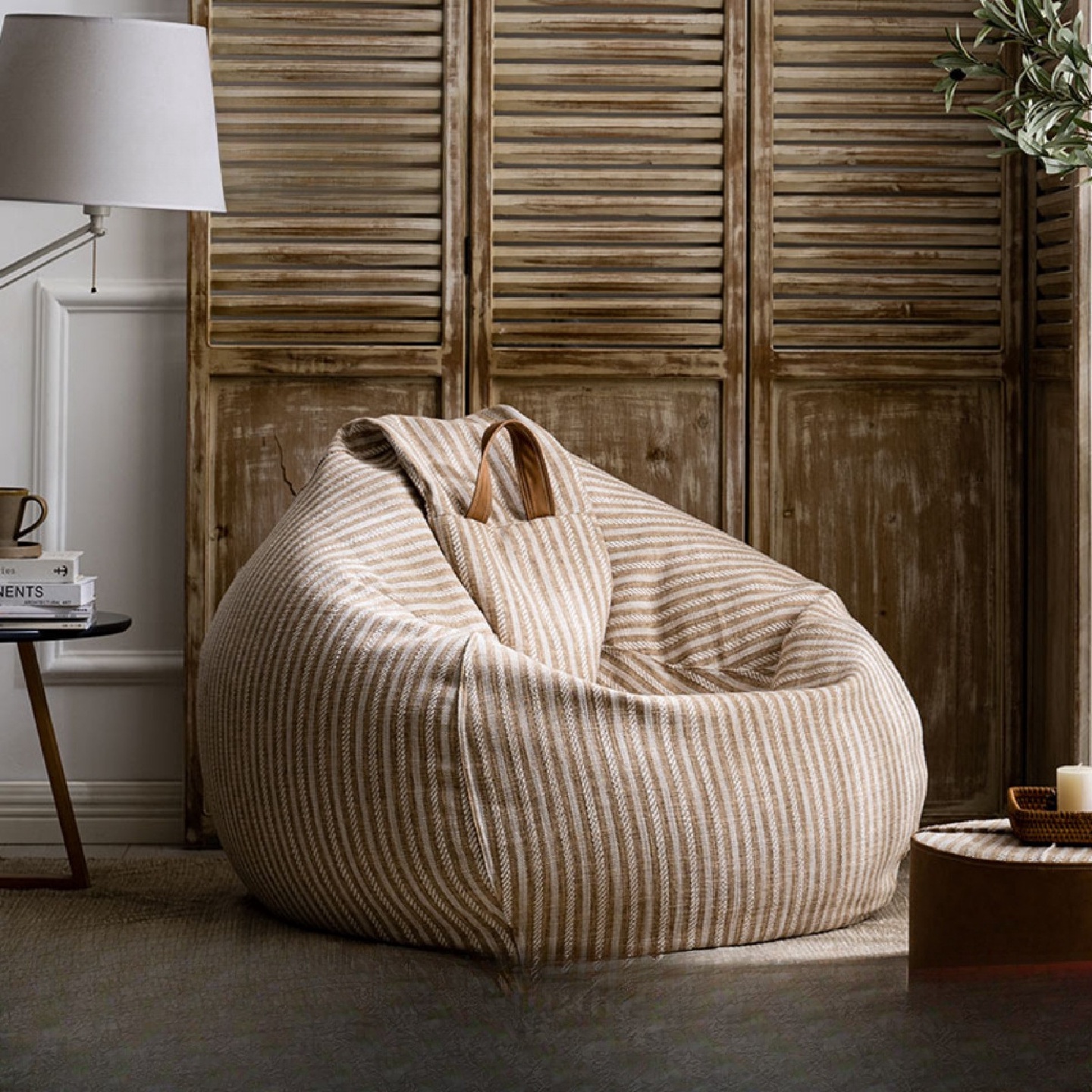 懒小姐epp懒人沙发豆袋卧室阳台躺卧单人窝窝日式夏天阅读软久坐