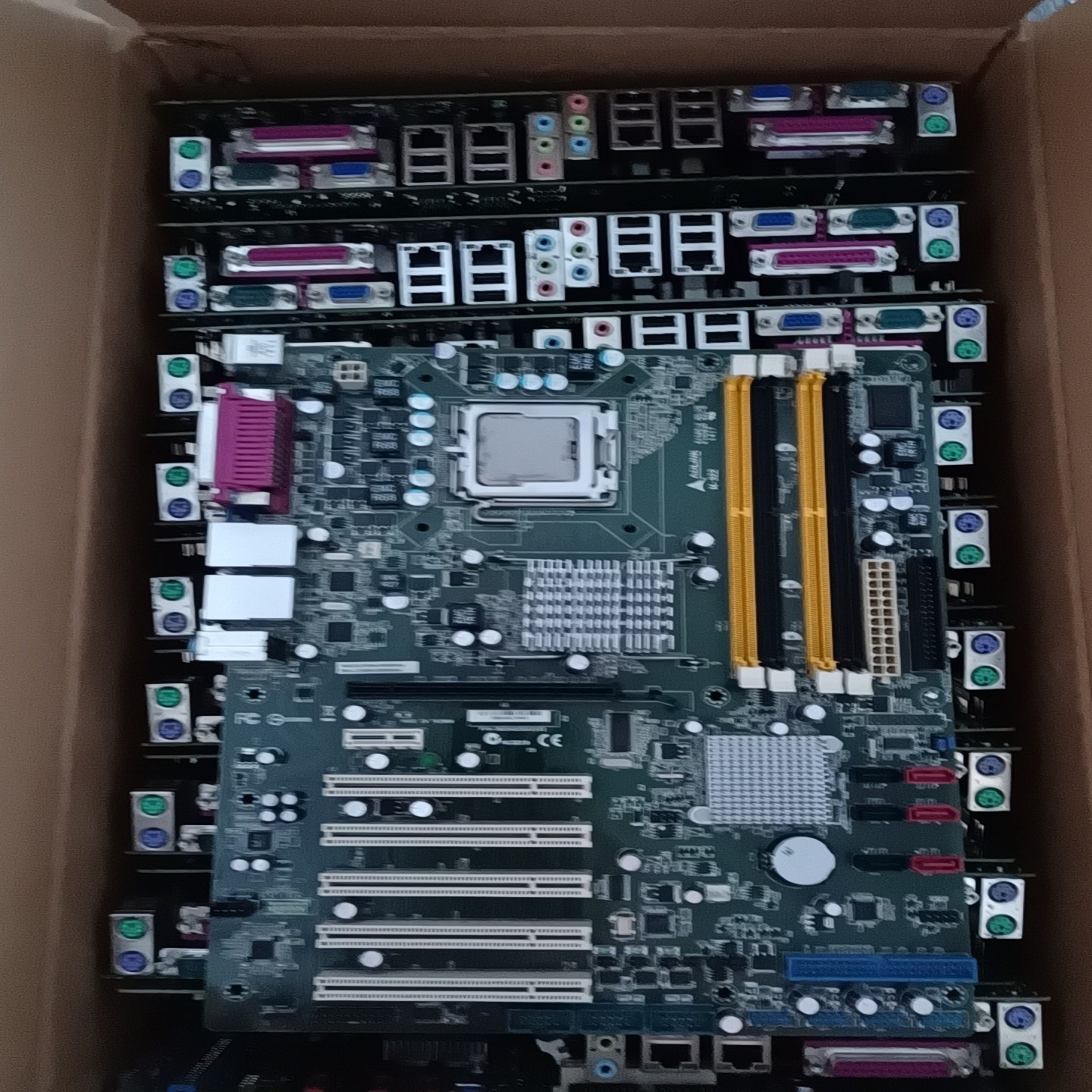 【议价】凌华M-322 M-302工控主板双千兆网口5条PCI插