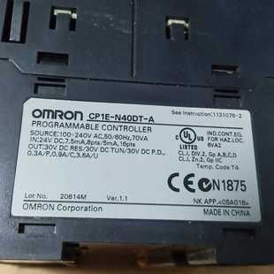 CP1E 功能正常使用 N40DT PLC 卡扣破 咨询