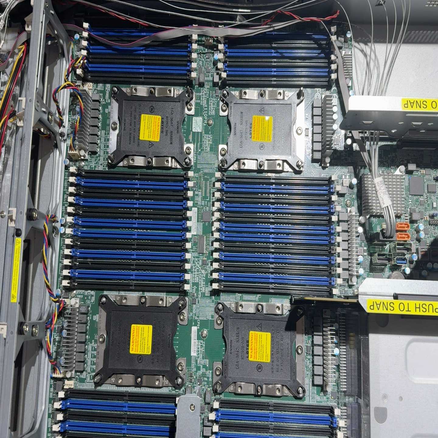 超微X11QPH四路服务器主板支持3647cpu--议价商品