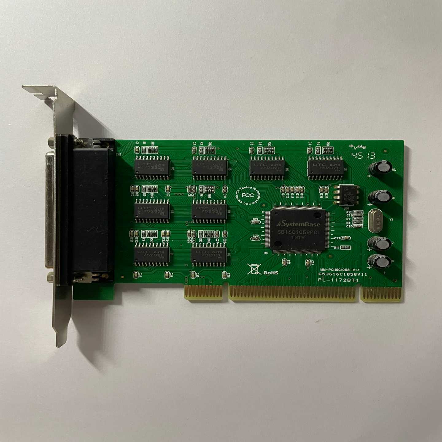 【议价】PCI转8串口卡MM-PCI16C1058-8S采集卡适用