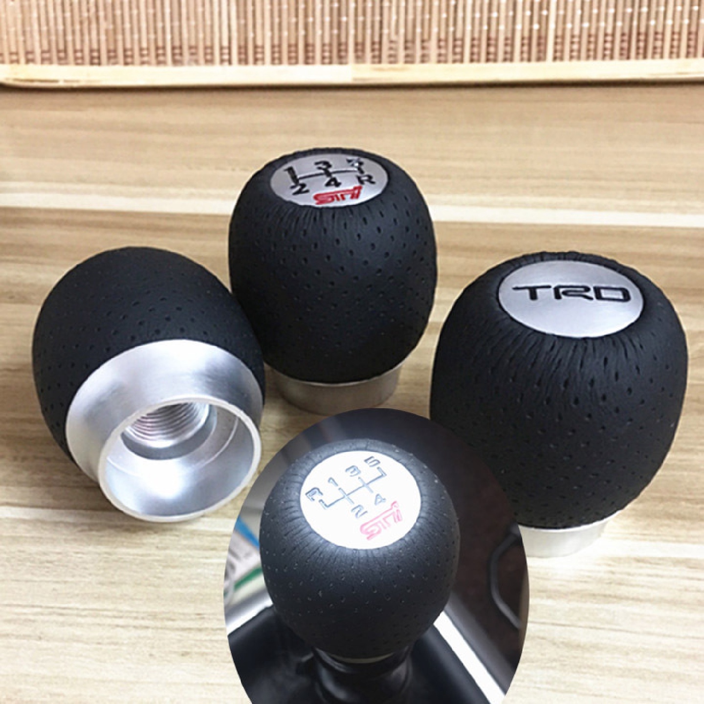倒挡倒车提起档头拉环倒车上提排挡头通用改装挡头左R皮质波棍头