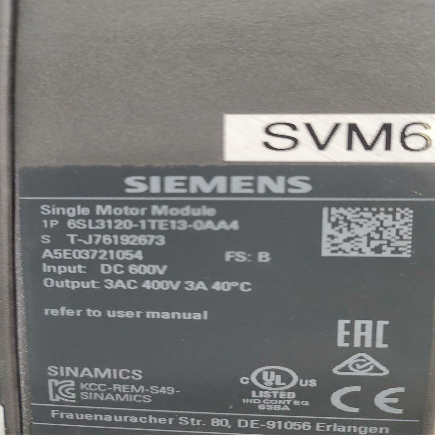 6SL3120-1TE13-0AA4，成色可以清理，功询价