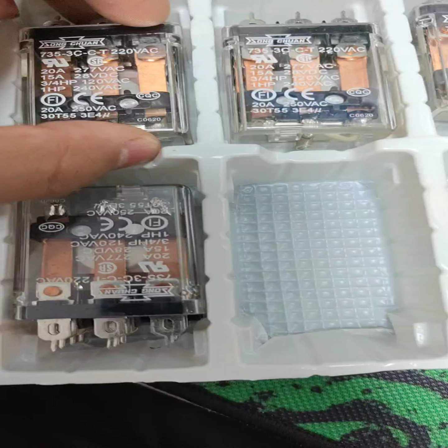 松川继电器735-3C-C-T-220VAC电磁继电器询价