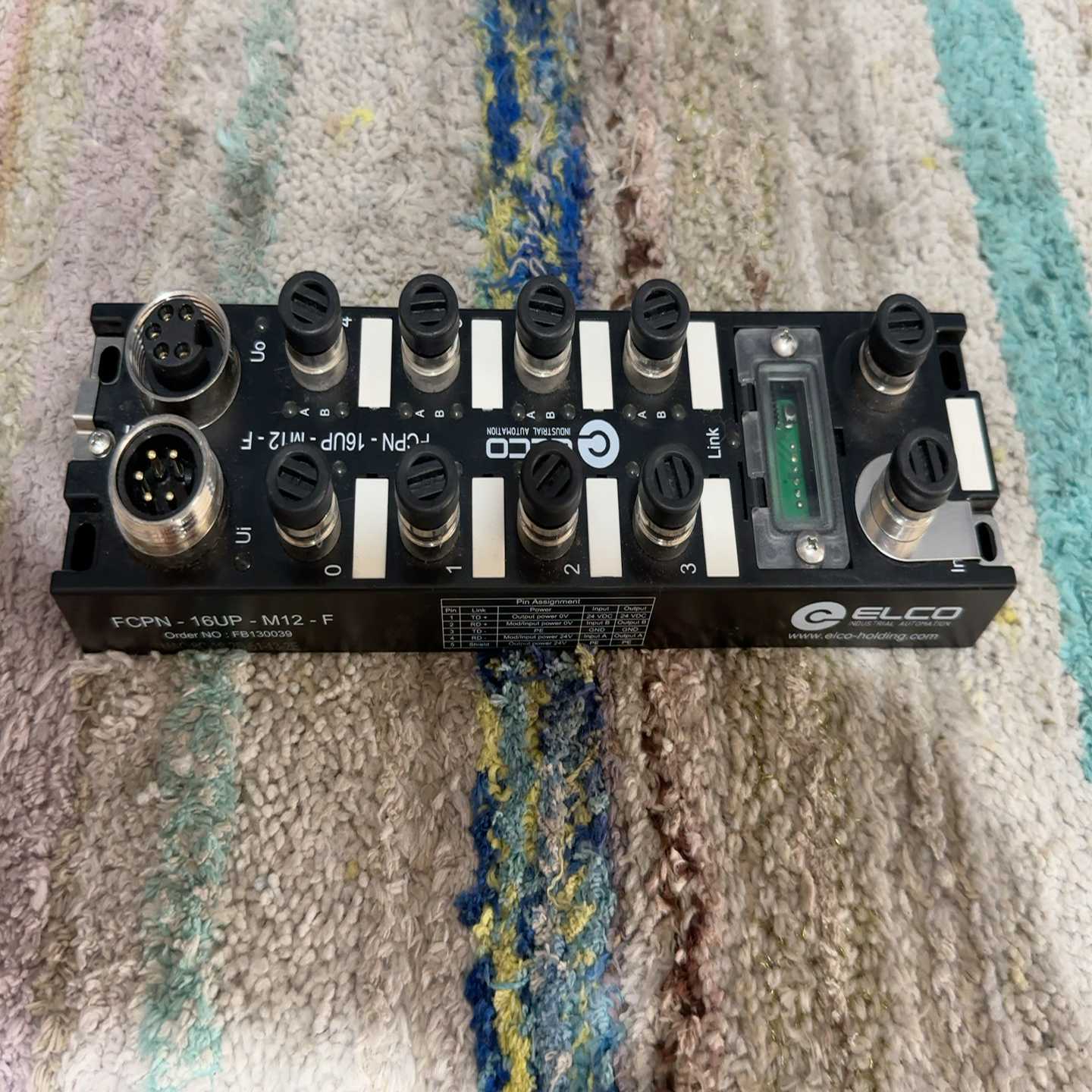 ELCO工业自动化模块，型号FCPN-16UP-M12-F，询价