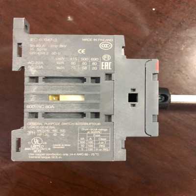 议价ABB隔离开关型号OT80F3OT803装机未使用准新状态