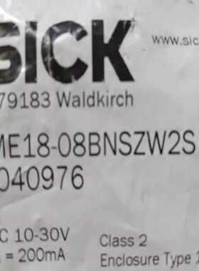 SICK接近开关IME18-08BNSZW2S12NNSZ询价