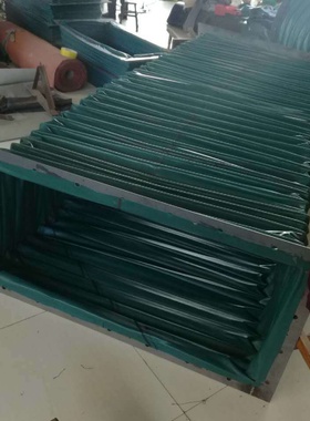 圆形直筒伸缩式通风帆布软连接帆布防护罩量大优惠
