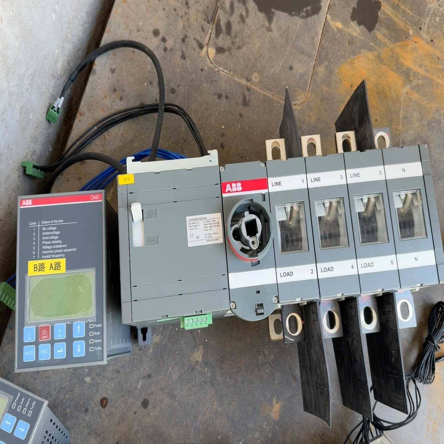 议价ABB双电源转换开关OTM400E4CBD220C带询价