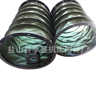 防火帆布软接耐高温阻燃软连接伸缩通风管排烟软接头空调风机软接