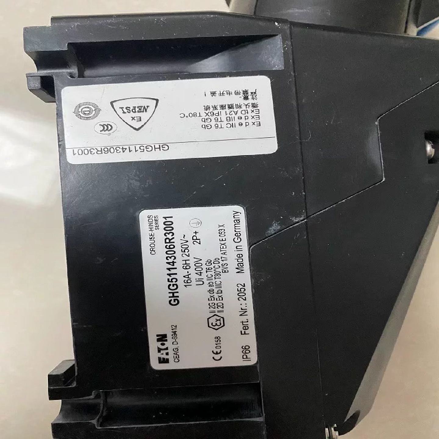 议价--德国进口原装正品库柏壁式插座,型号GHG5114306R30