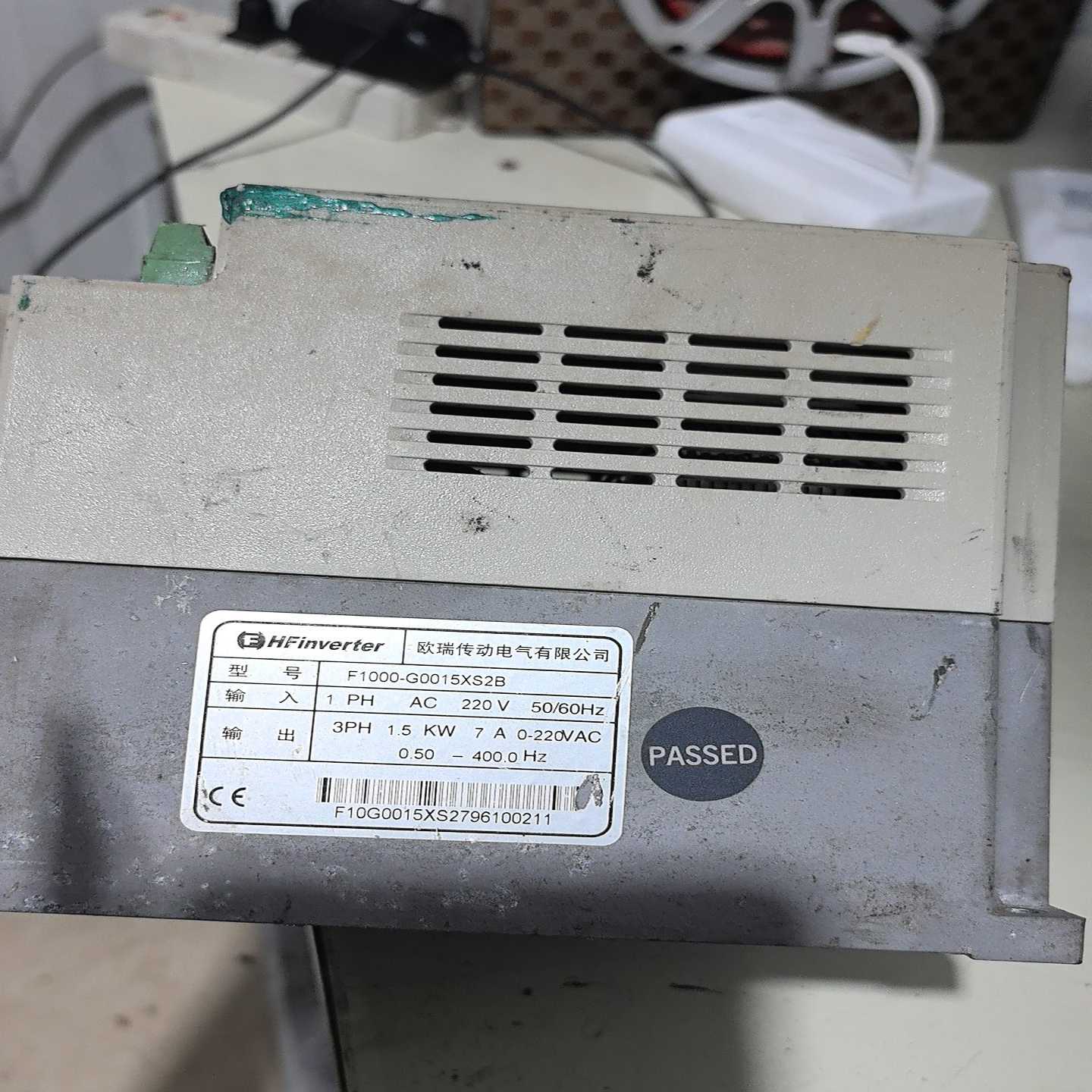 欧瑞变频器F1000-G0015S2B1.5kw实物拍摄-议价