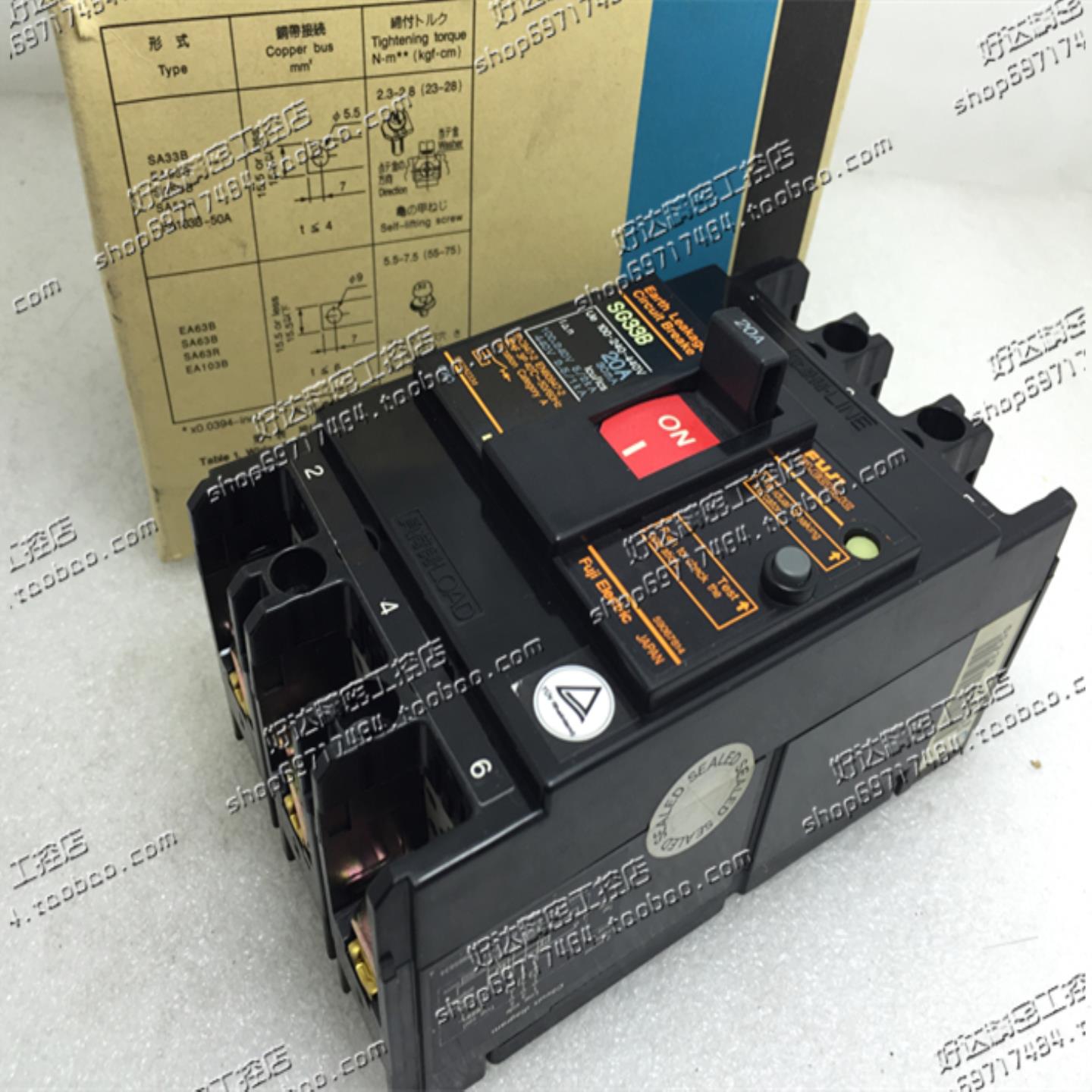 全新原装正品富士漏电断路器EG33BSG33B5A10A20A30A现货