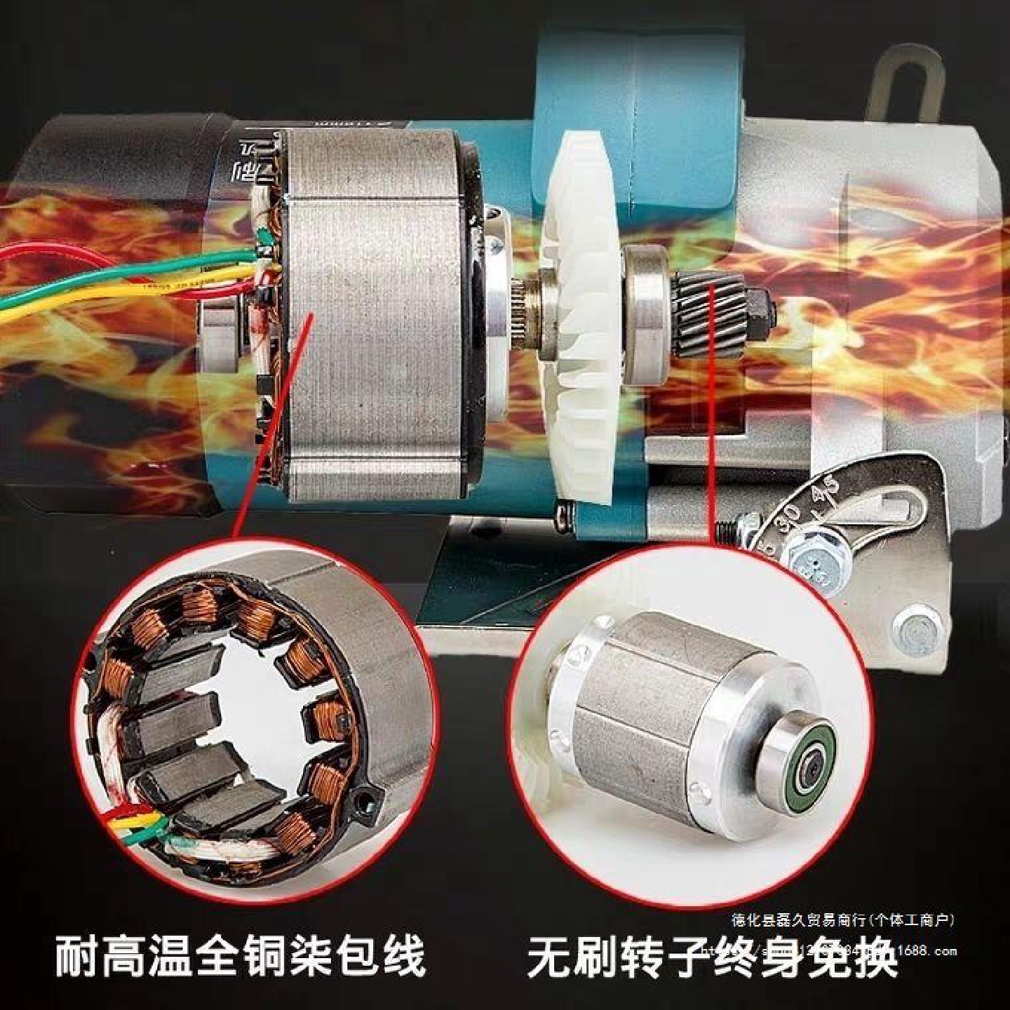 220v无刷云石机石材瓷砖切割机大功率1800w可调速工业级开槽机