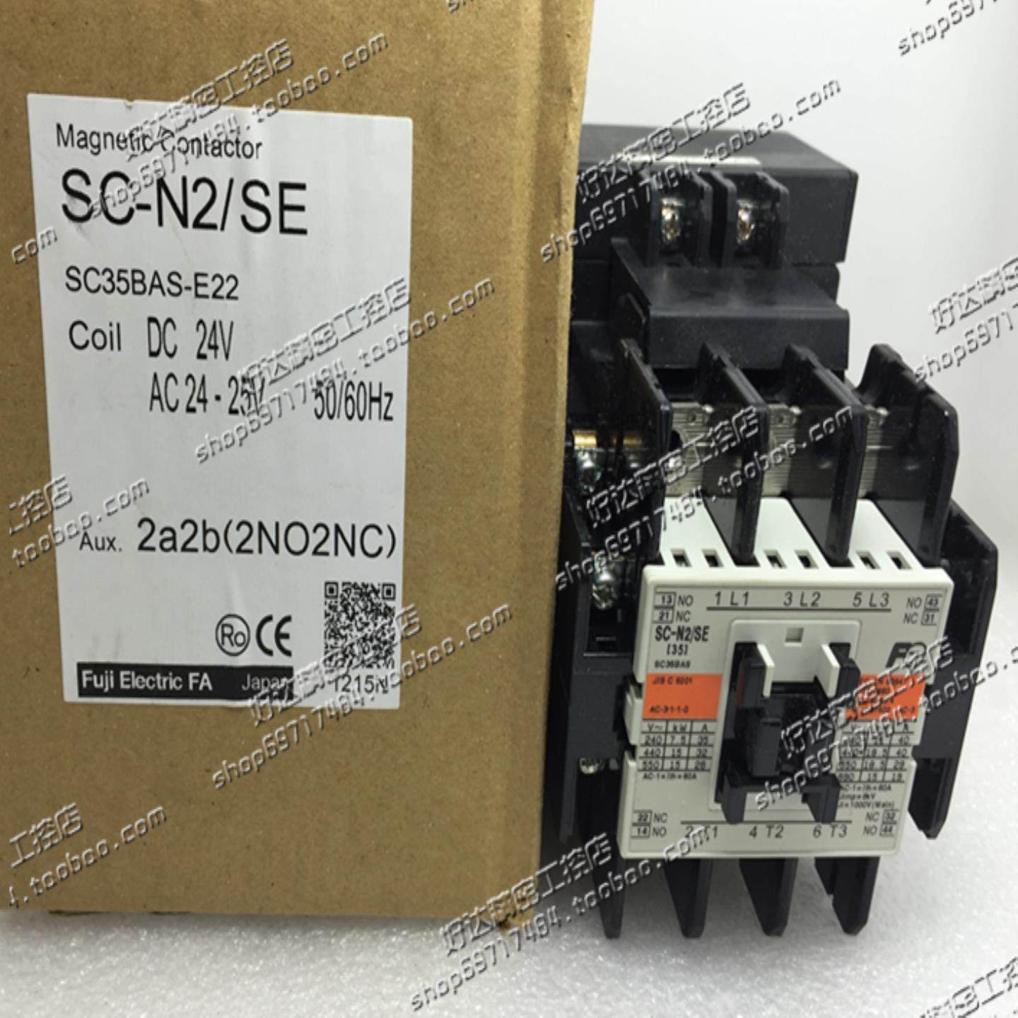 富士FUJI接触器SC-N2/SEAC/DC24V全新原装正品假一赔十现货