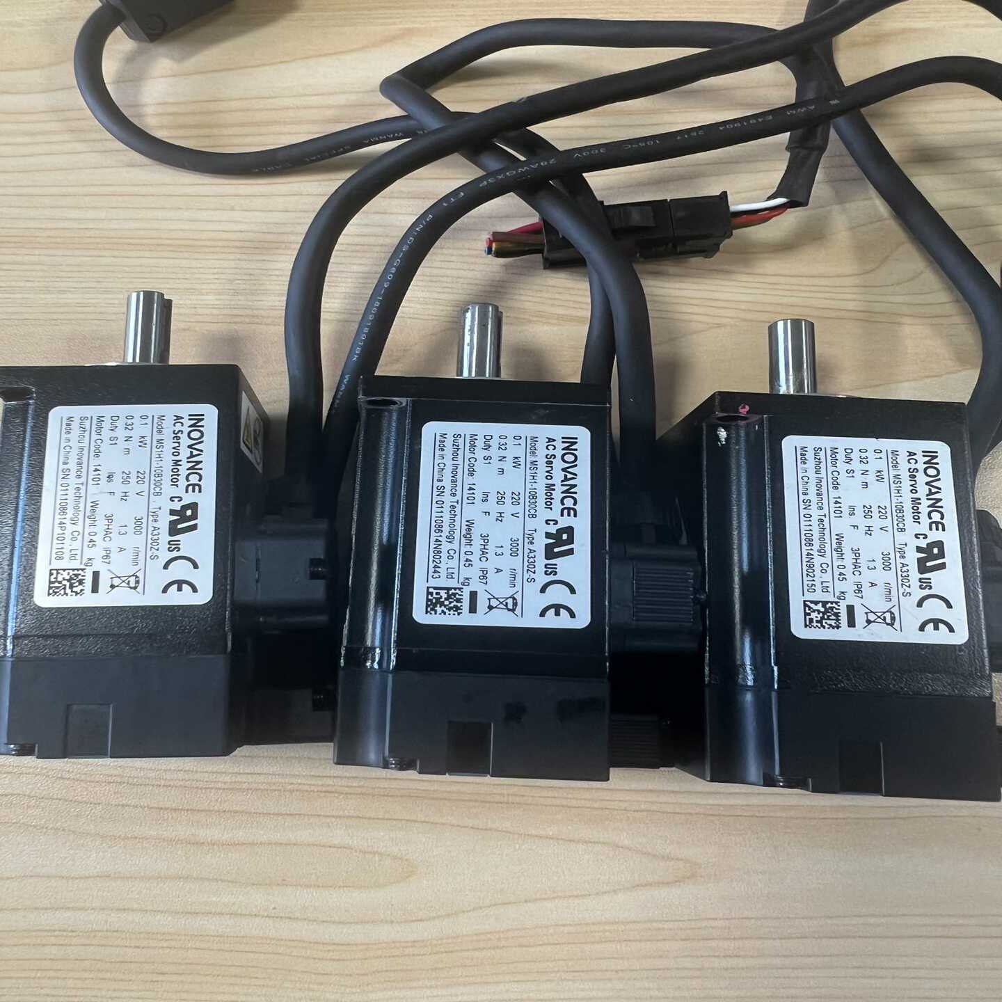 汇川100W伺服电机MS1H1-10B30CB-A330Z-议价