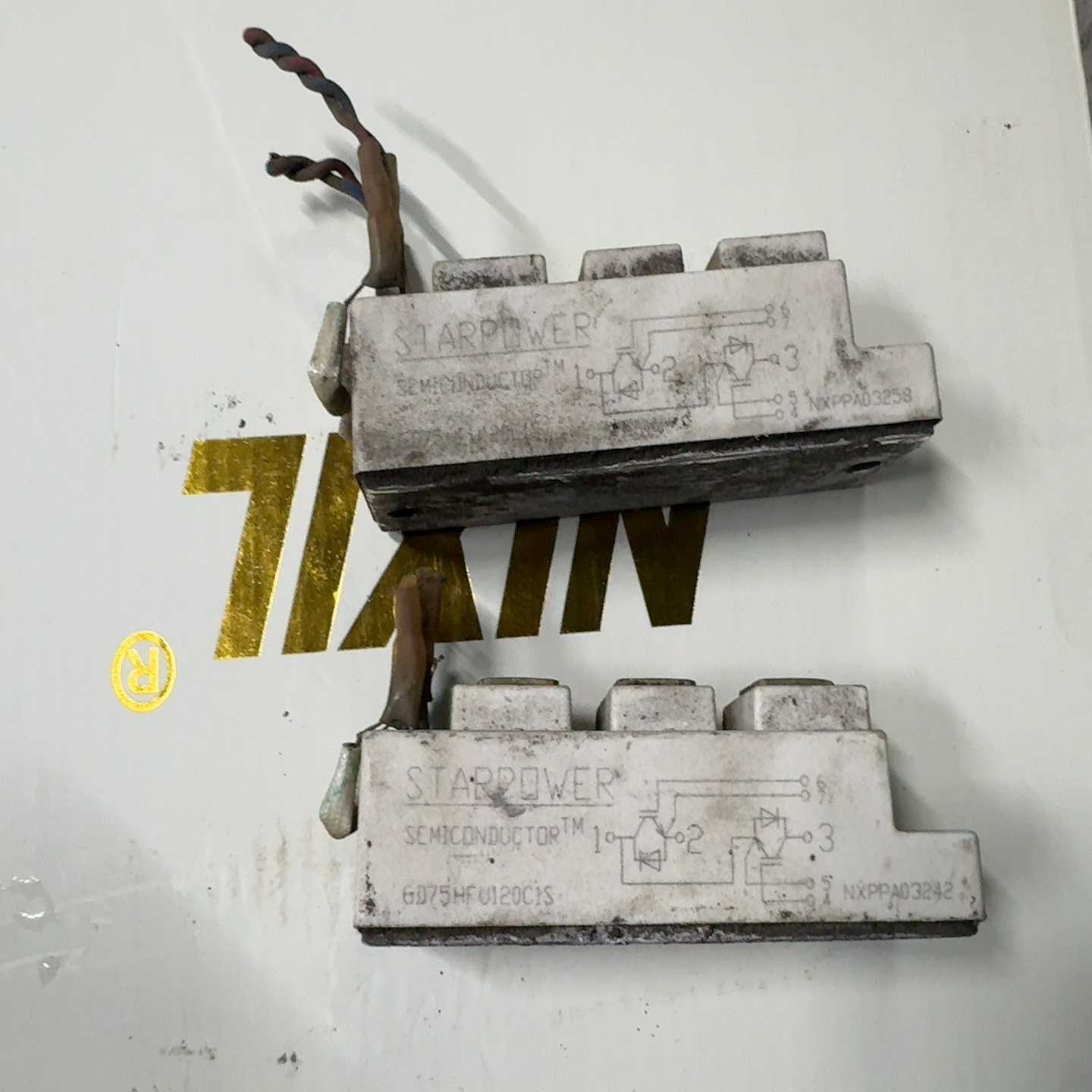 议价斯达模块GD75HFU120C1S，成色如图，拆机件功能正常