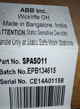 abbdcs卡件线路板，SPASO11ASO11模拟量模块(亚飞商行）