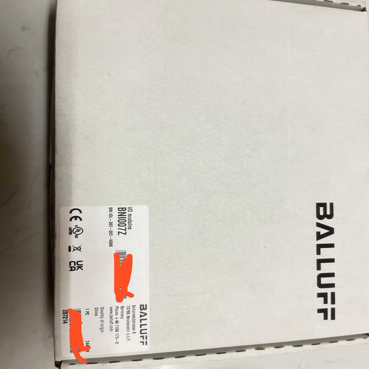 巴鲁夫集线器BNI007ZBNII0L-302--议价