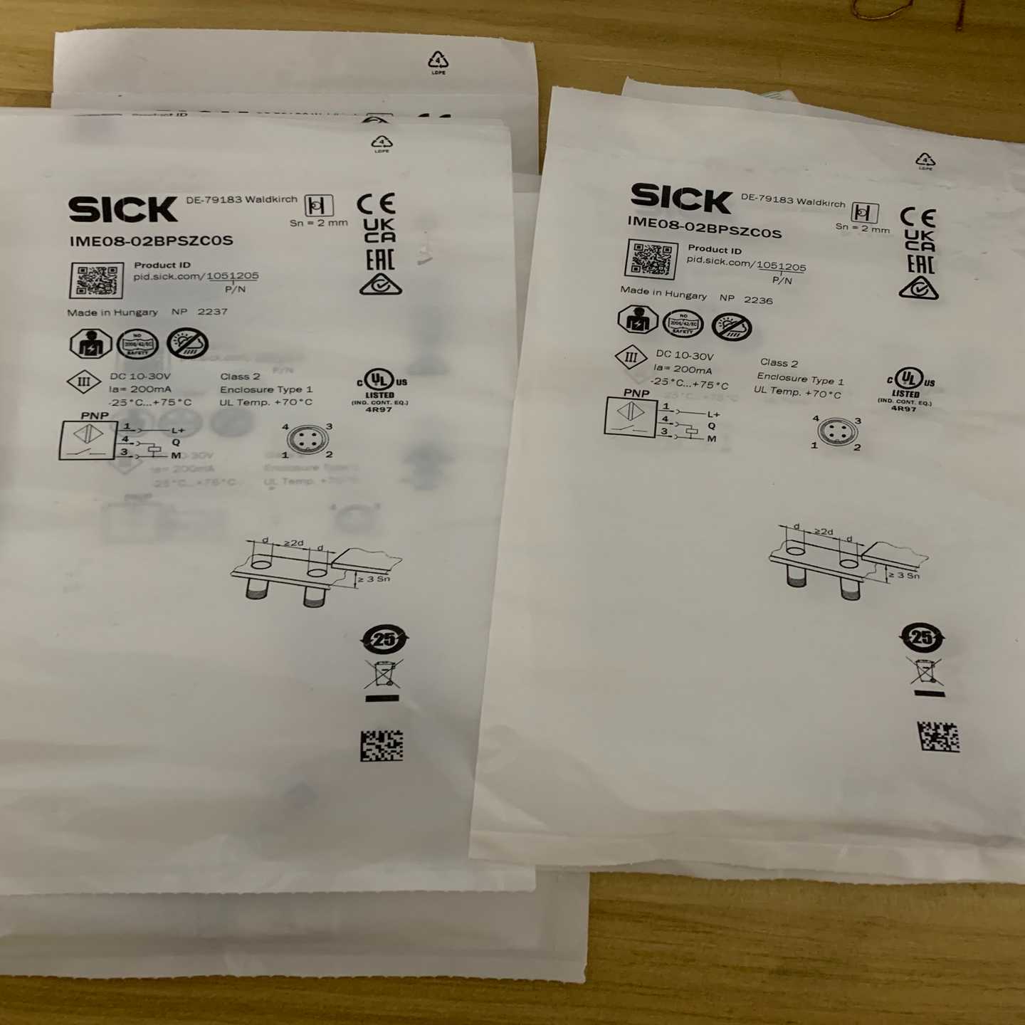 sick西克接近传感器IME08-02BPSZC0S货号10