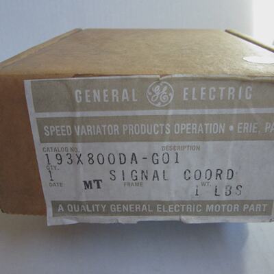 Nuovo Sigillato GENERAL ELECTRIC 193X800DAG01 Cavo Di Segnal
