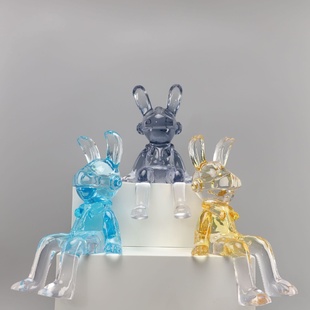 饰品摆件 现代简约恶魔兔样板房售楼部卧室客厅书房餐厅电视柜软装