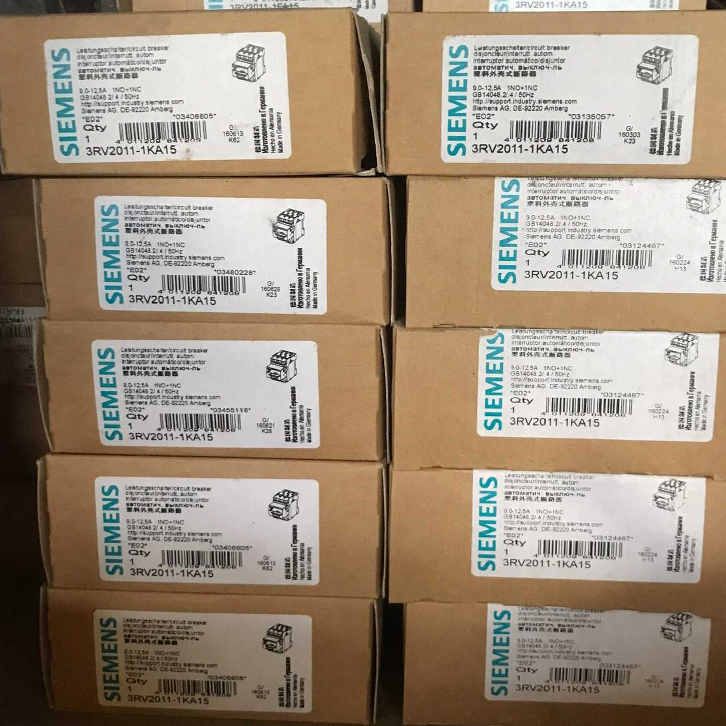 【议价】3RV2011-1KA159.0-12.5A塑料外壳式断路适用