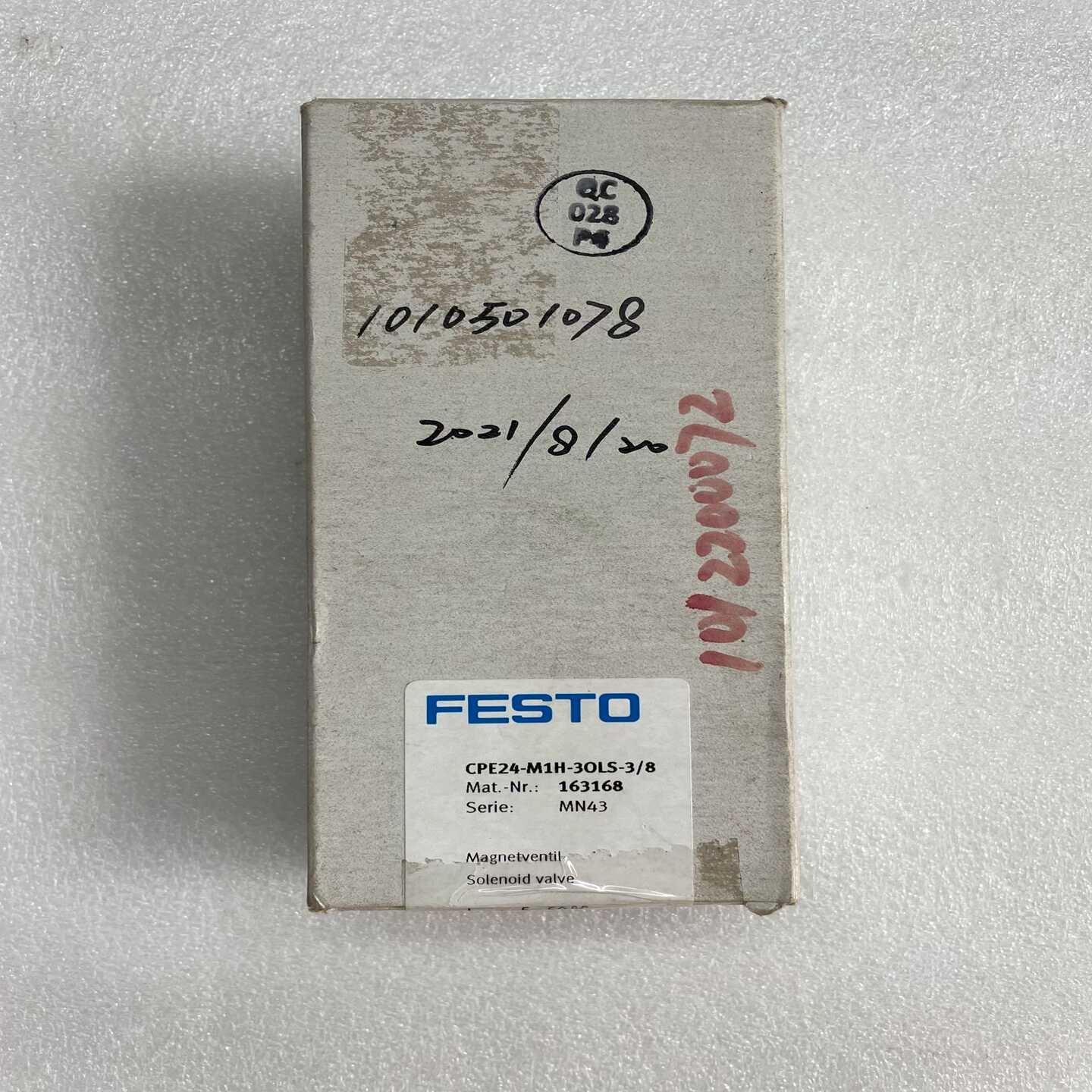 费斯托163168CPE24-M1H-3OLS-3/8适用