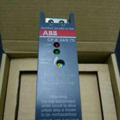 配件ABB开关电源开关OUTPUT24VDC0.75ACPE240.75全新原装现货议价