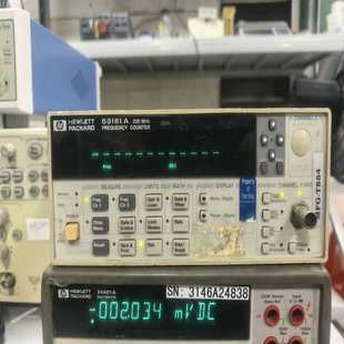 惠普53181A225MHZ频率计数器 询价客服 实物实拍正常通电开