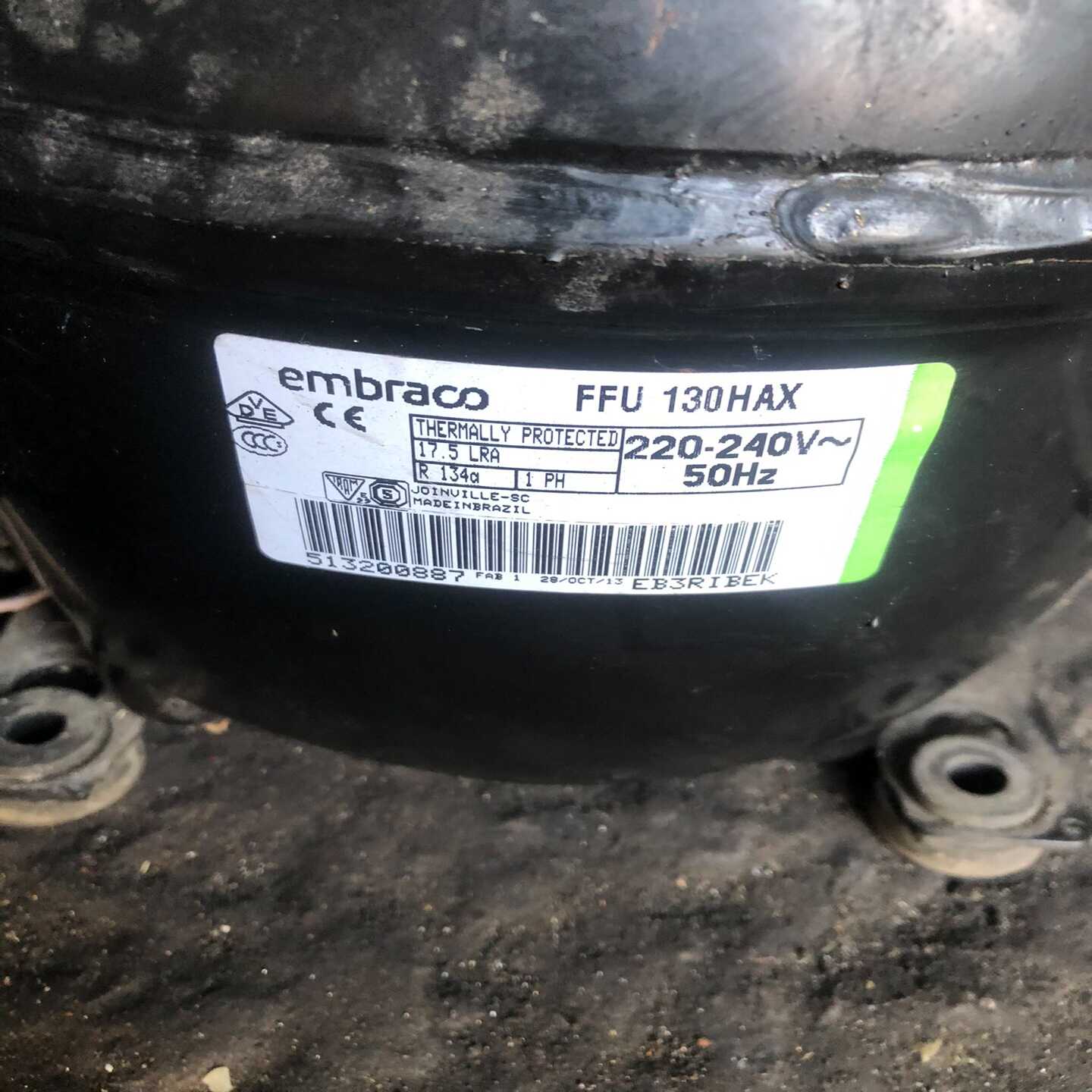 询价原装embraco阿斯帕拉恩布拉科FFU130HAX冷柜压