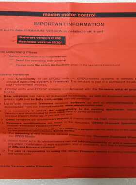 Maxon牌控制器，型号：EPOS224/2390438询价