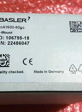BASLER/巴斯勒akcA1600-60gc工业相机全新原装库存现货议价