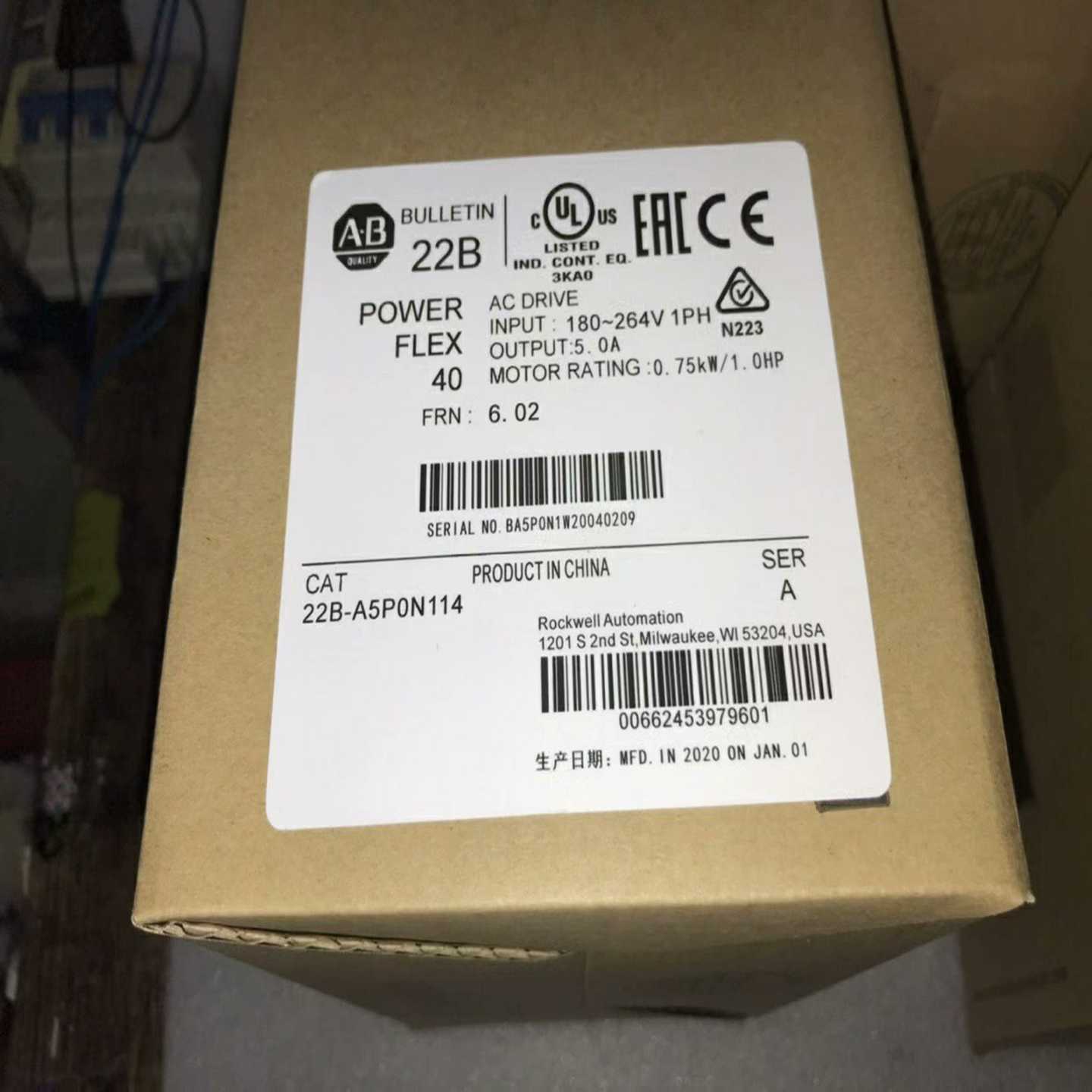 AB变频器22B-A5/B5P0N10422B-A5/a询价