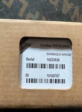 询价~Crowbar WTCBA200A ，超导模块