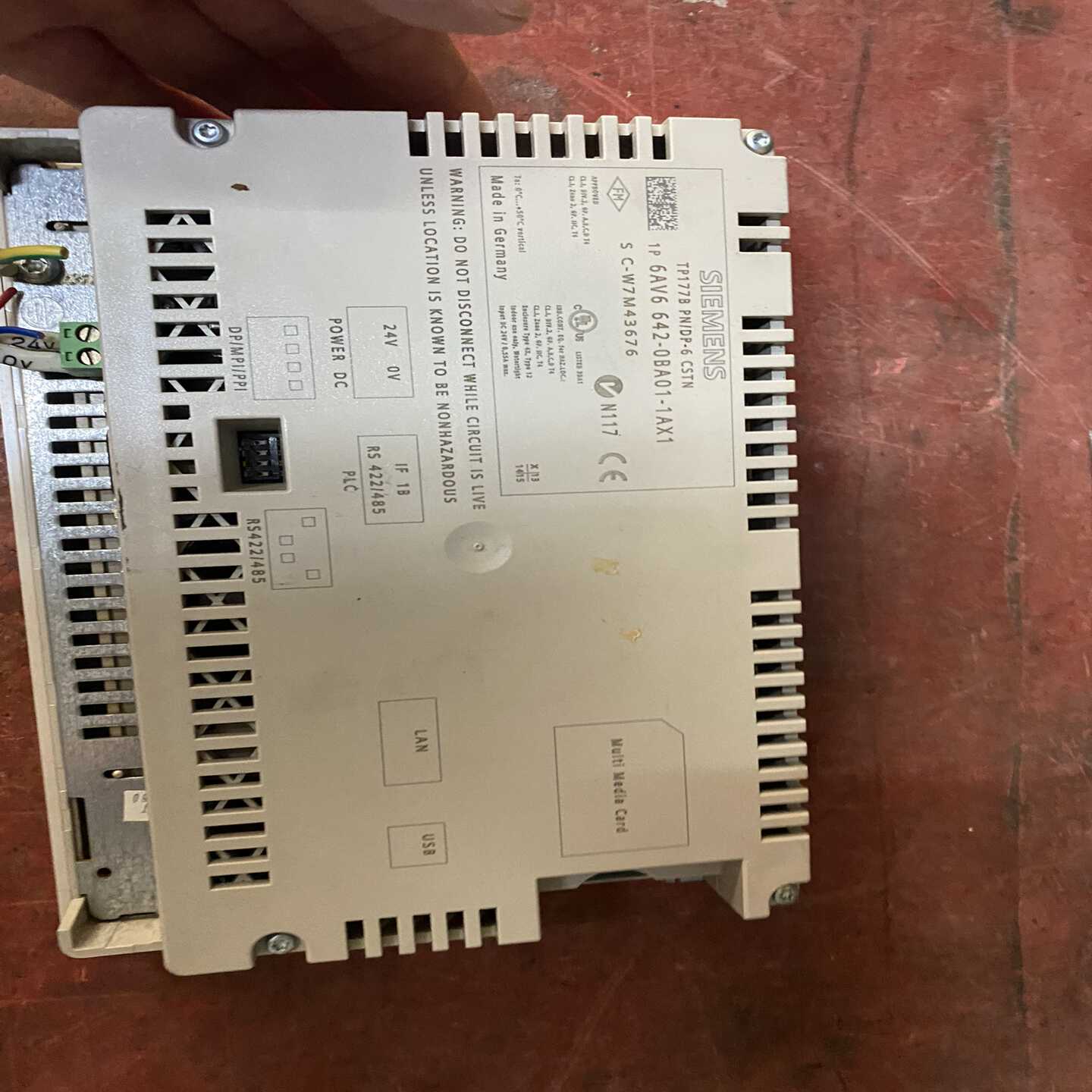 议价触摸屏TP177B实物6AV6642-0BA01-1AX1现