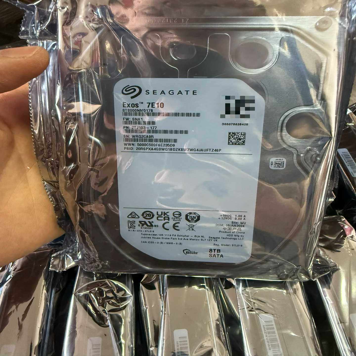 全新希捷Exos7E108TB企业级硬盘--议价商品