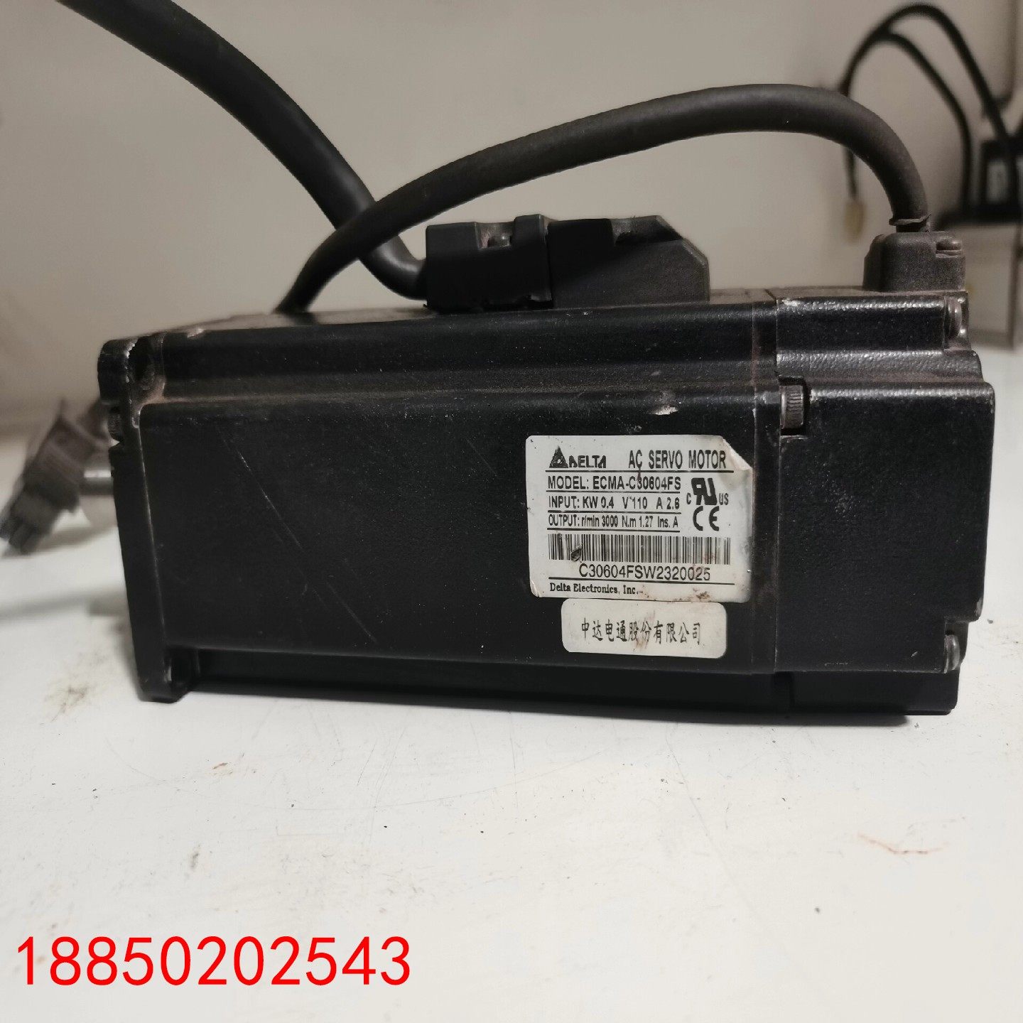 【请询价】台达伺服电机 ECMA-C30604FS 400W实物拍摄