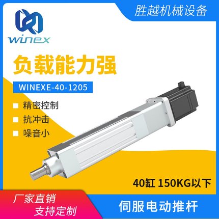 电缸厂家直销WINEXE-40折返式电动推杆大推力电缸伺服电缸定制